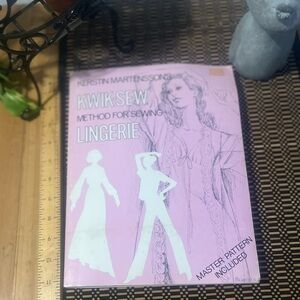 Kwik Sew Method for Sewing Lingerie Pattern Book - Pink